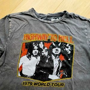 Women’s Graphic T-Shirt, “AC/DC Highway to Hell.”
